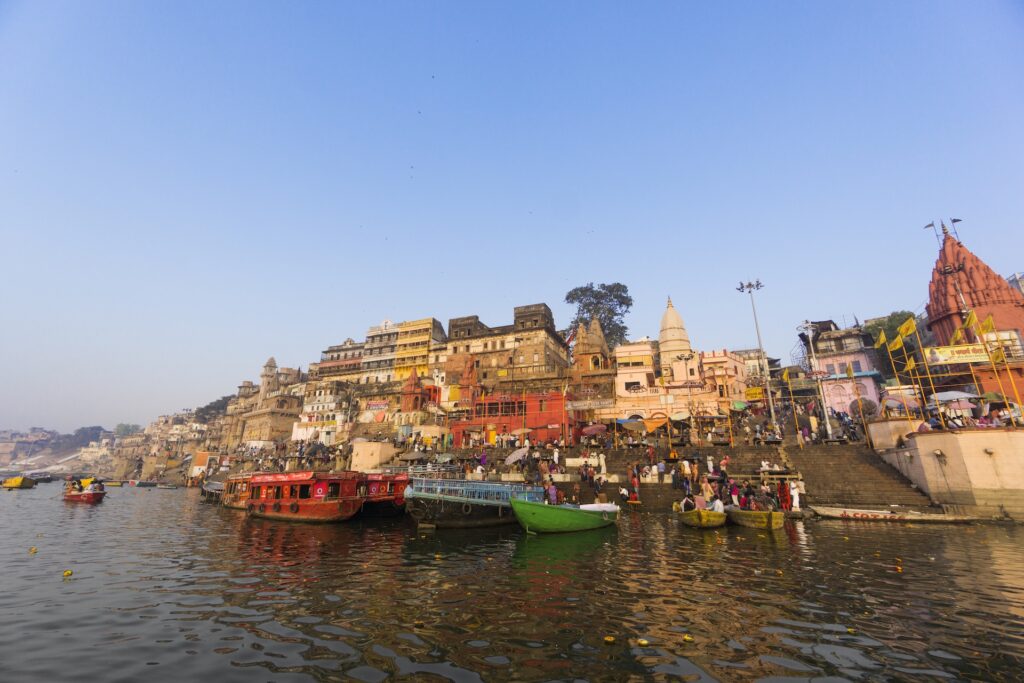 India Tour - a-look-at-varanasi-and-it-s-ghats-from-the-ganges