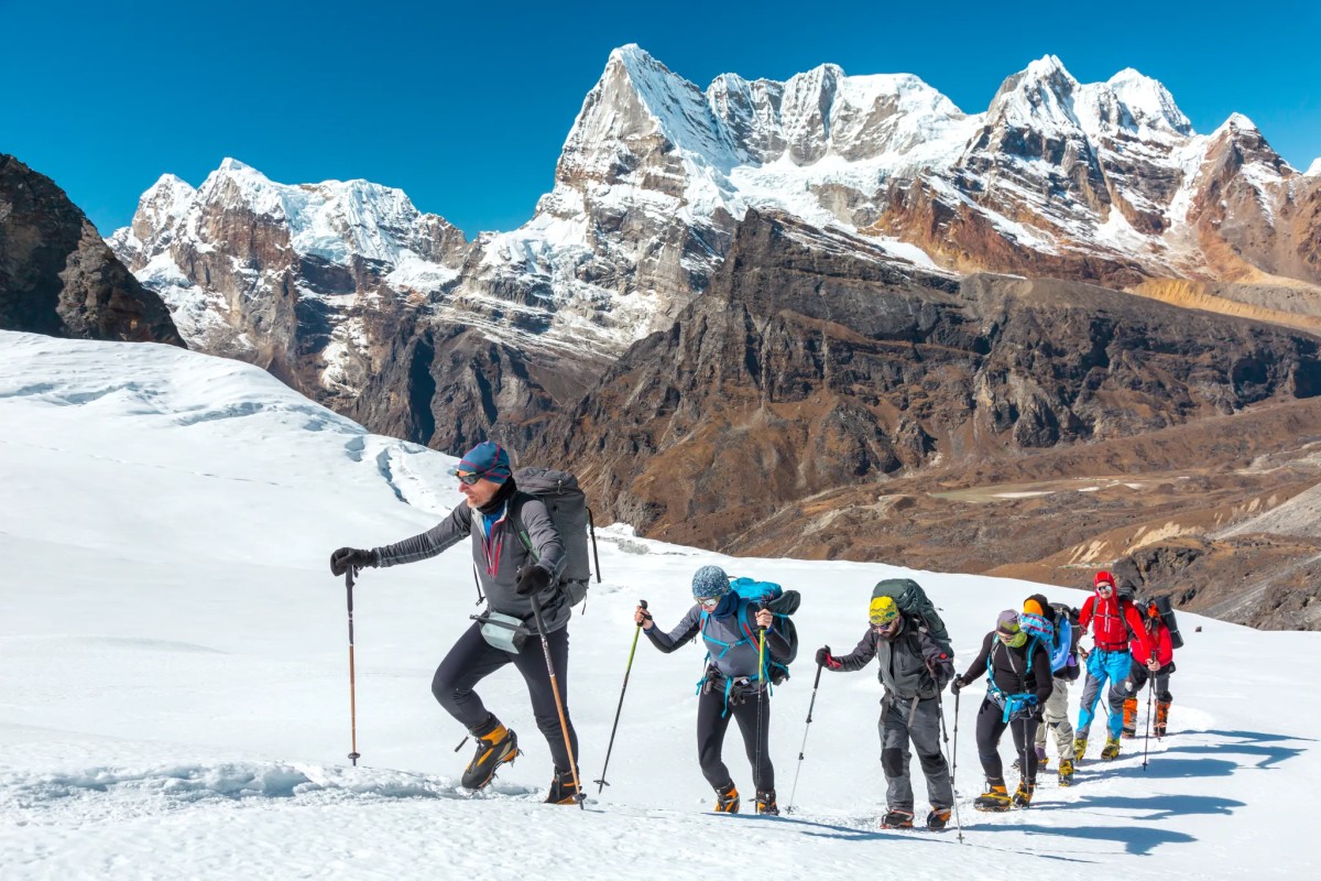 Adventure climb in the mountains - Nepal travel experiences
