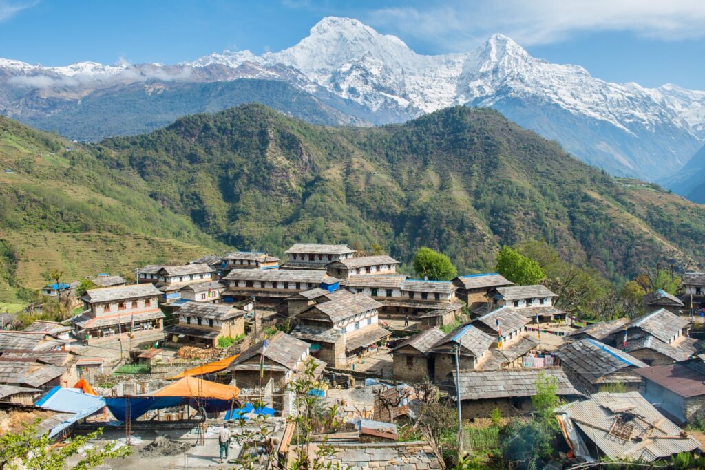 Local village in Pokhara - Annapurna Luxury Trek