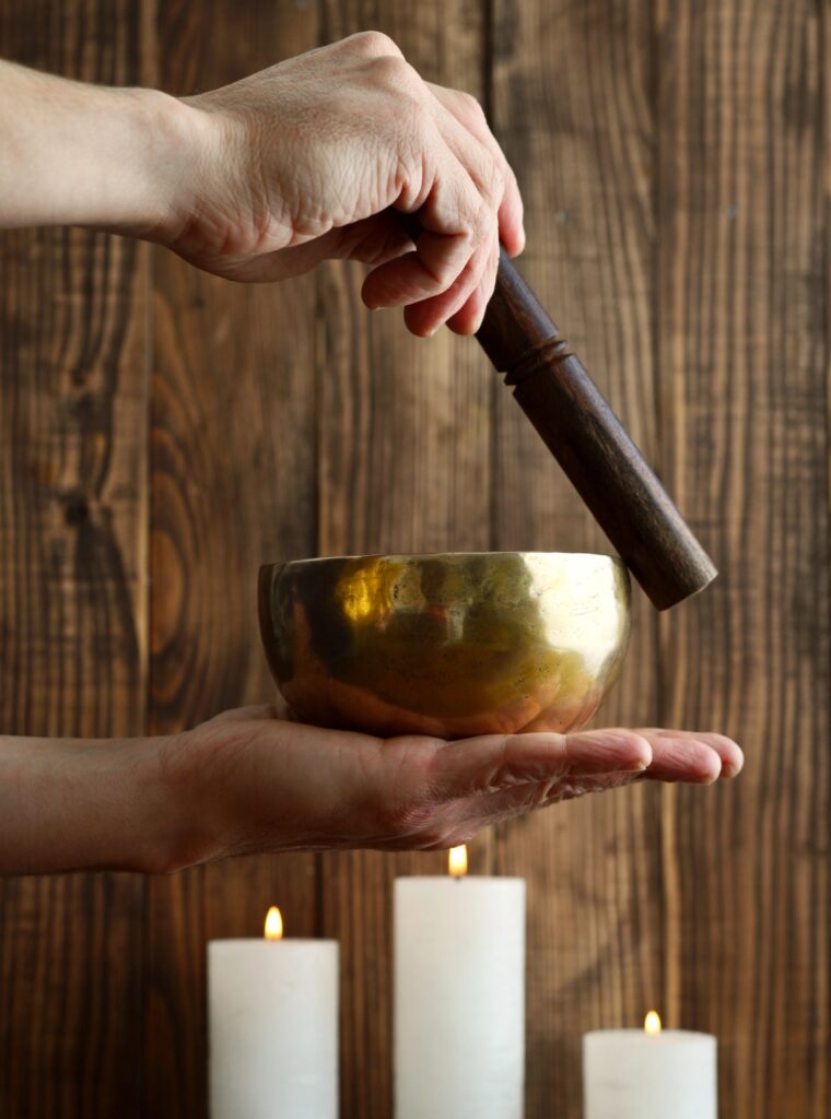 Singing bowl meditation Nepal